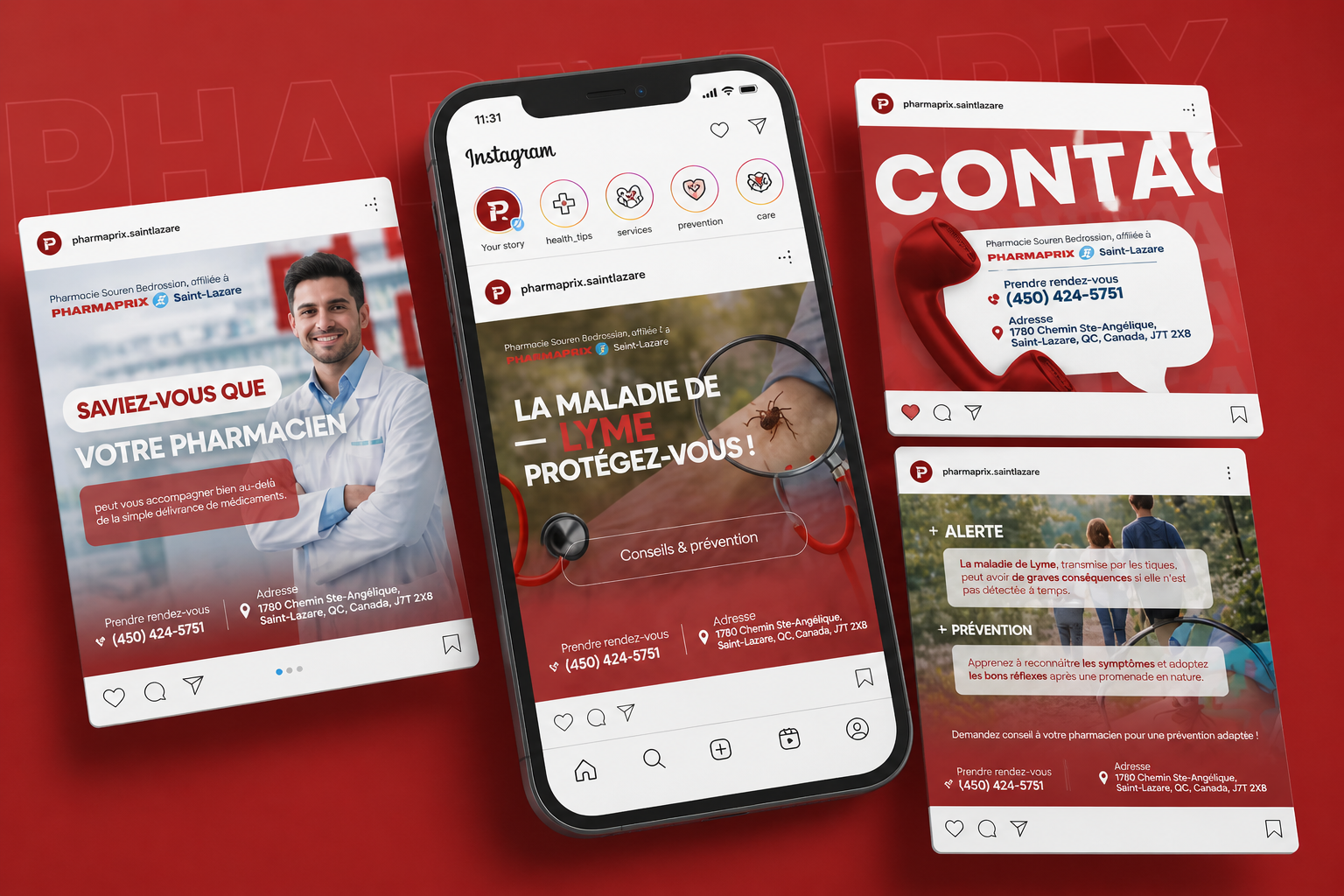 Instagram Campaign – Pharmacy Awareness & Services